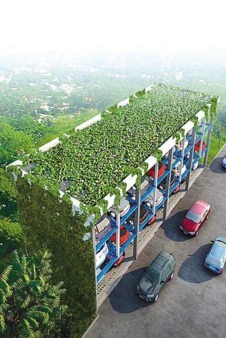 余姚研发成功抽屉式立体停车库(图)