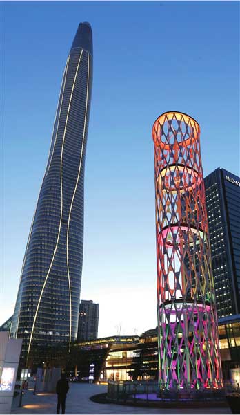 天津滨海新区第一高楼图片